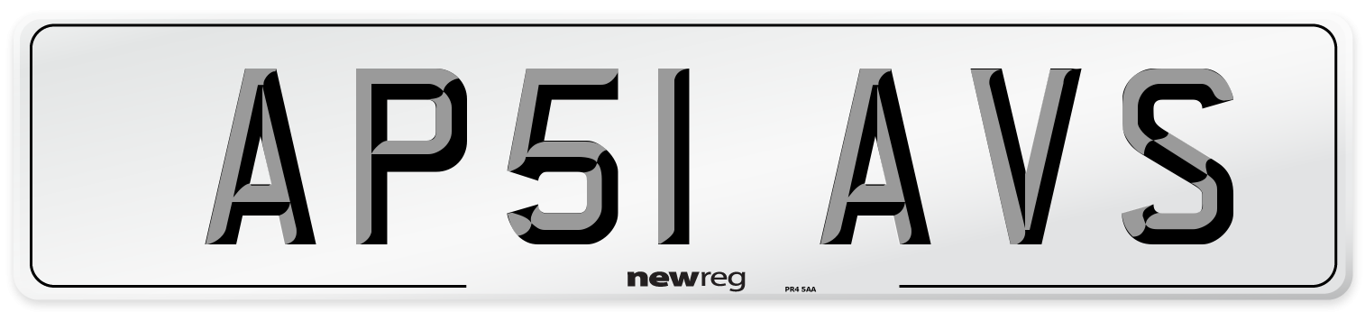 AP51 AVS Number Plate from New Reg